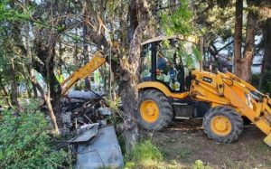 Η Περιφερειακή Ενότητα Βορείου Τομέα προχώρησε στην κατεδάφιση εγκαταλελειμμένου κτίσματος στην στη Φιλοθέη