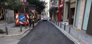 Αθήνα: Συνεχίζεται το πρόγραμμα των ασφαλτοστρώσεων στο κέντρο της πόλης