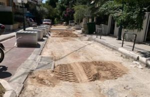Λυκόβρυση Πεύκη:  Συνεχίζονται τα έργα αναπλάσεων  και ανακατασκευών σε δρόμους και πεζοδρόμια