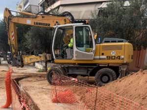 Κηφισιά:  Συνεχίζονται οι εργασίες για το φυσικό αέριο στη Νέα Ερυθραία