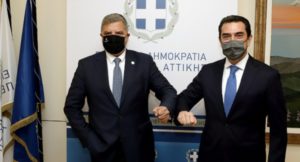 Περιφέρεια Αττικής : Συνάντηση εργασίας του Περιφερειάρχη Αττικής Γ. Πατούλη με τον Υπουργό Περιβάλλοντος και Ενέργειας Κ. Σκρέκα