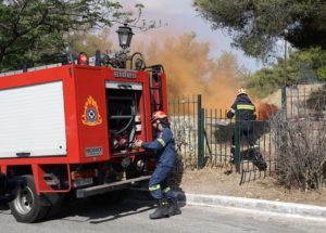 Περιφέρεια Αττικής:  Άσκηση με τον κωδικό «Αινείας 2022» που πραγματοποιήθηκε στο Άλσος του Προφήτη Ηλία, στην Καστέλα Πειραιά ενόψει της αντιπυρικής περιόδου