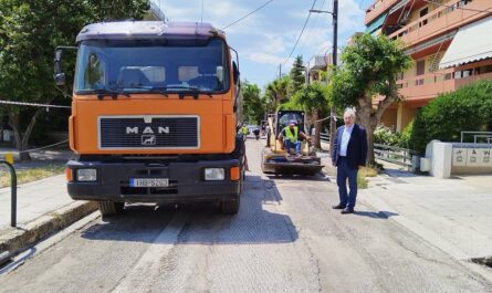 Μαρούσι : Αυτοψία του Δημάρχου στο μεγάλο έργο ανακατασκευής και συντήρησης οδών του Αμαρουσίου