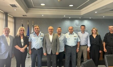 Ηράκλειο Αττική: Συνάντηση του Δήμαρχου στο Υπουργείο Προστασίας του Πολίτη με τους  επικεφαλής των αστυνομικών σωμάτων