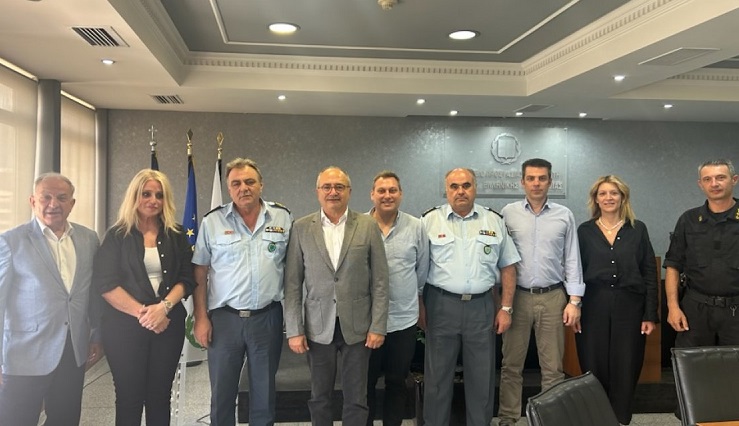 Ηράκλειο Αττικής: Συνάντηση του Δήμαρχου στο Υπουργείο Προστασίας του Πολίτη με τους  επικεφαλής των αστυνομικών σωμάτων