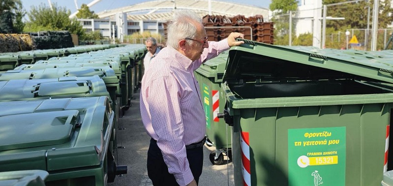 Μαρούσι : Ξεκίνησε η προμήθεια 1.830 νέων κάδων Απορριμμάτων και Ανακύκλωσης  – Παρελήφθησαν οι πρώτοι 650