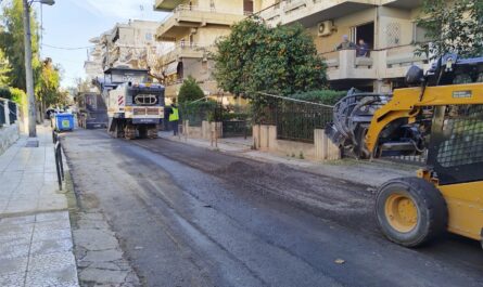 συνεχίζεται το Έργο Ασφαλτοστρώσεων στο Δήμο Α