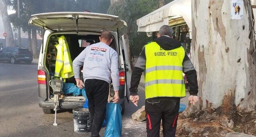 Φιλοθέη Ψυχικό: Συνεχίζονται οι παρεμβάσεις των Τεχνικών Υπηρεσιών