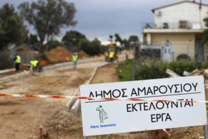 Μαρούσι: Αυτοψία του Δημάρχου στο μεγάλο έργο διάνοιξης της οδού Χειμάρρας στο Σωρό